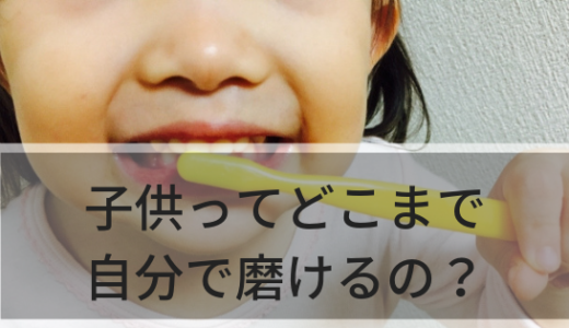 【4歳〜6歳編】子供ってどこまで自分で歯磨きできるの？を年齢別にまとめてみた！